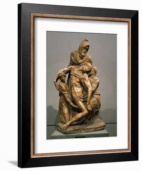 Pieta, circa 1550-Michelangelo Buonarroti-Framed Giclee Print