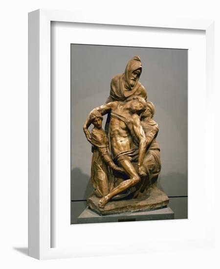 Pieta, circa 1550-Michelangelo Buonarroti-Framed Giclee Print