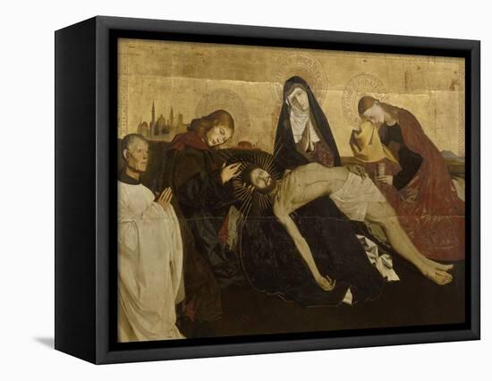 Pietà de Villeneuve-lès-Avignon-Enguerrand Quarton-Framed Premier Image Canvas