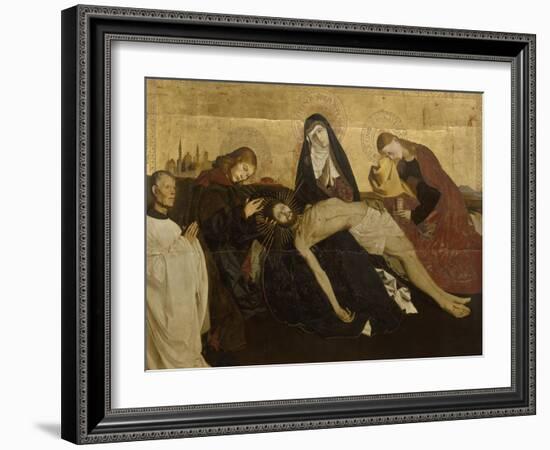 Pietà de Villeneuve-lès-Avignon-Enguerrand Quarton-Framed Giclee Print