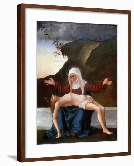 Pieta, Early 16th Century-Lodovico Mazzolini-Framed Giclee Print