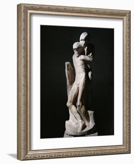 Pieta Rondanini-Michelangelo Buonarroti-Framed Photo