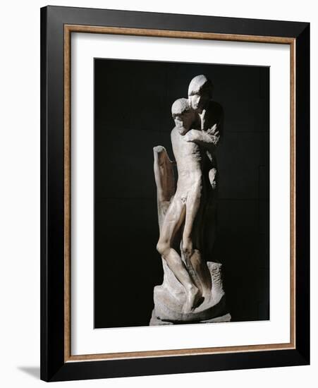 Pieta Rondanini-Michelangelo Buonarroti-Framed Photo