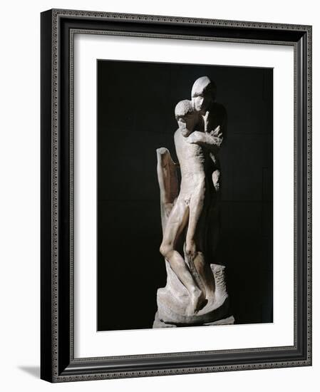 Pieta Rondanini-Michelangelo Buonarroti-Framed Photo