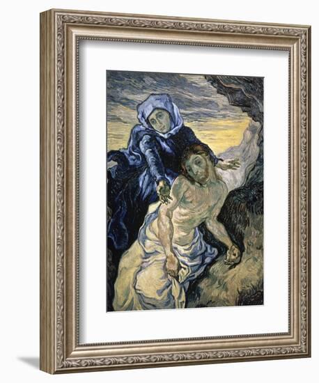 Pieta-Vincent van Gogh-Framed Giclee Print