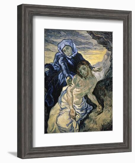 Pieta-Vincent van Gogh-Framed Giclee Print