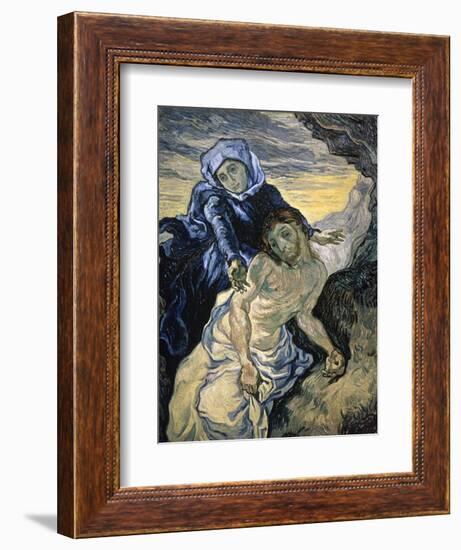 Pieta-Vincent van Gogh-Framed Giclee Print