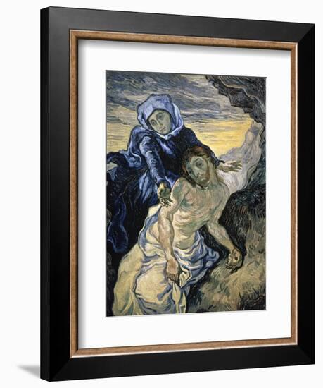 Pieta-Vincent van Gogh-Framed Giclee Print