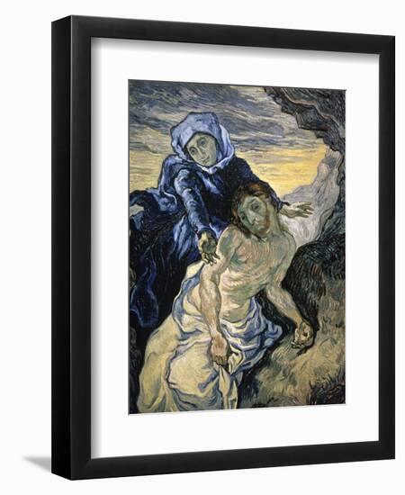 Pieta-Vincent van Gogh-Framed Giclee Print