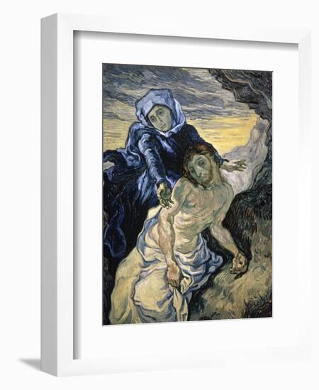 Pieta-Vincent van Gogh-Framed Giclee Print