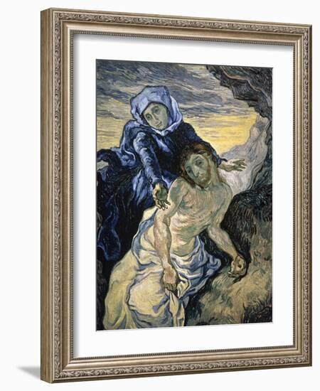 Pieta-Vincent van Gogh-Framed Giclee Print