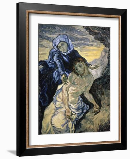 Pieta-Vincent van Gogh-Framed Giclee Print