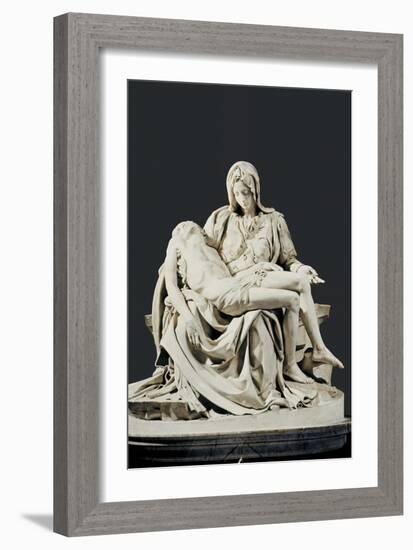 Pieta-Michelangelo-Framed Art Print