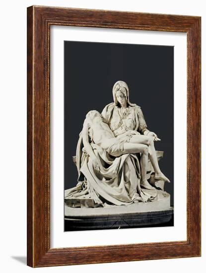 Pieta-Michelangelo-Framed Art Print