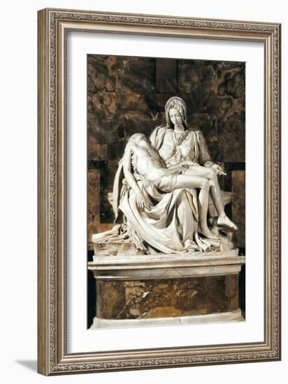 Pieta-Michelangelo-Framed Art Print