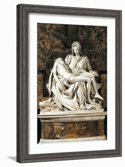 Pieta-Michelangelo-Framed Art Print