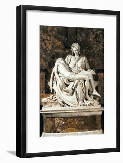 Pieta-Michelangelo-Framed Art Print