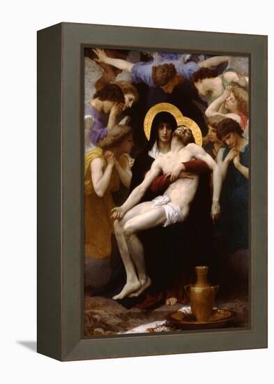 Pieta-William Adolphe Bouguereau-Framed Stretched Canvas