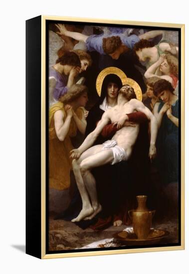 Pieta-William Adolphe Bouguereau-Framed Stretched Canvas