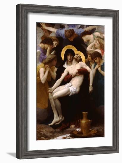 Pieta-William Adolphe Bouguereau-Framed Art Print