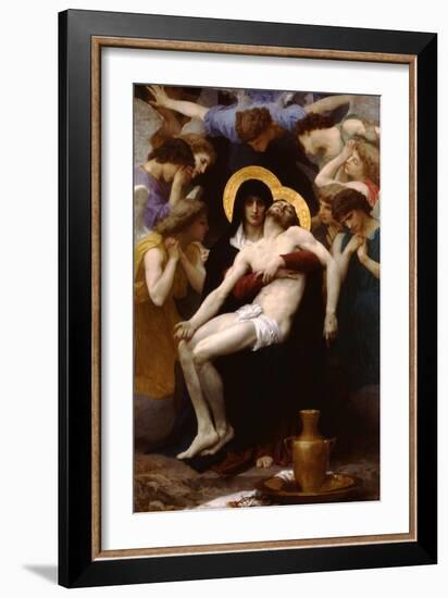 Pieta-William Adolphe Bouguereau-Framed Art Print