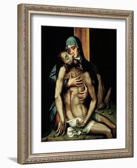 Pietà-Luis De Morales-Framed Giclee Print