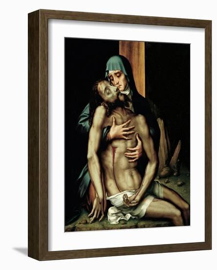Pietà-Luis De Morales-Framed Giclee Print