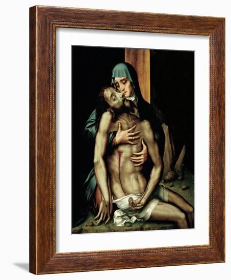 Pietà-Luis De Morales-Framed Giclee Print