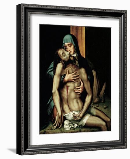 Pietà-Luis De Morales-Framed Giclee Print