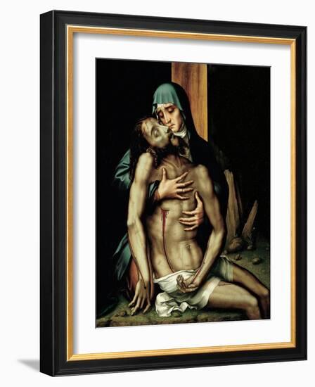 Pietà-Luis De Morales-Framed Giclee Print