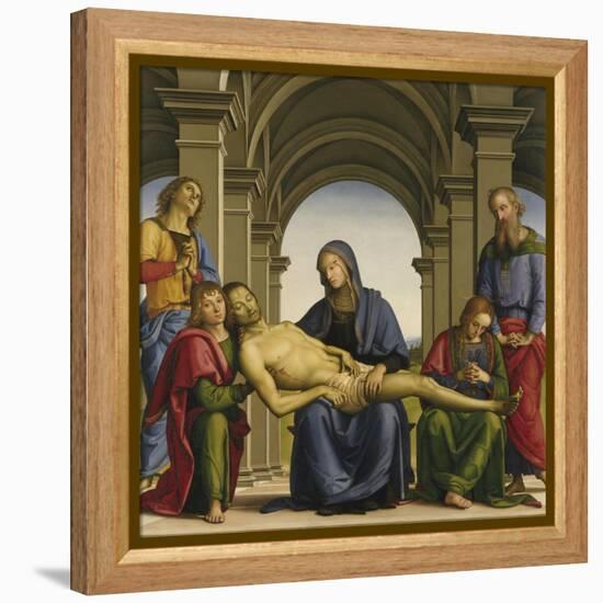 Pieta-Perugino-Framed Premier Image Canvas