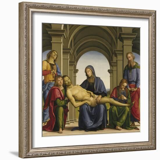 Pieta-Perugino-Framed Giclee Print