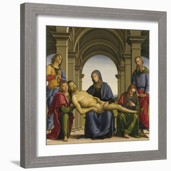 Pieta-Perugino-Framed Giclee Print