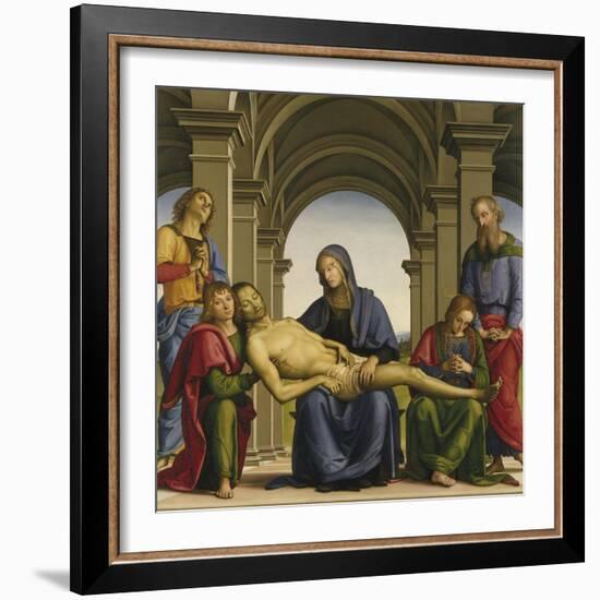 Pieta-Perugino-Framed Giclee Print