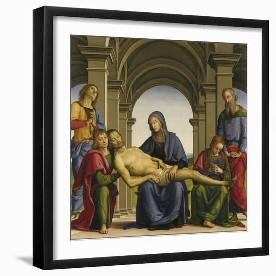 Pieta-Perugino-Framed Giclee Print