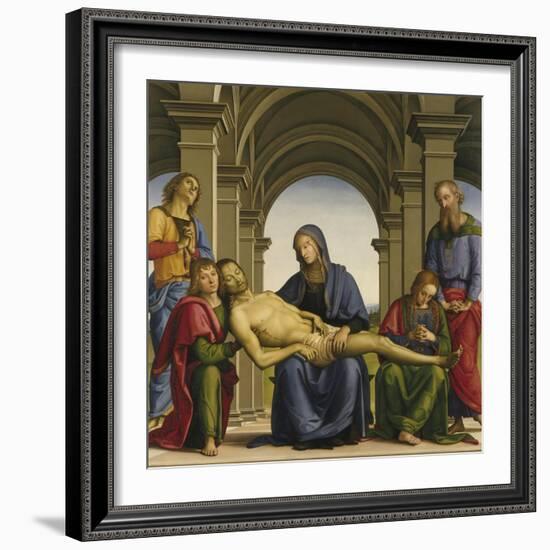 Pieta-Perugino-Framed Giclee Print