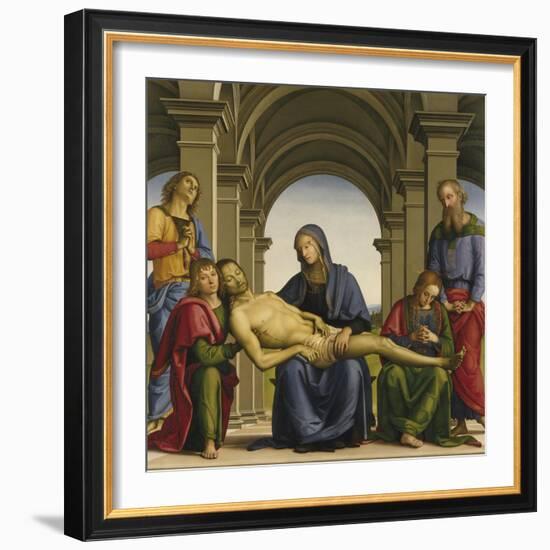 Pieta-Perugino-Framed Giclee Print