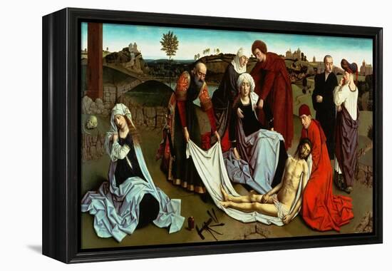 Pieta-Petrus Christus-Framed Premier Image Canvas