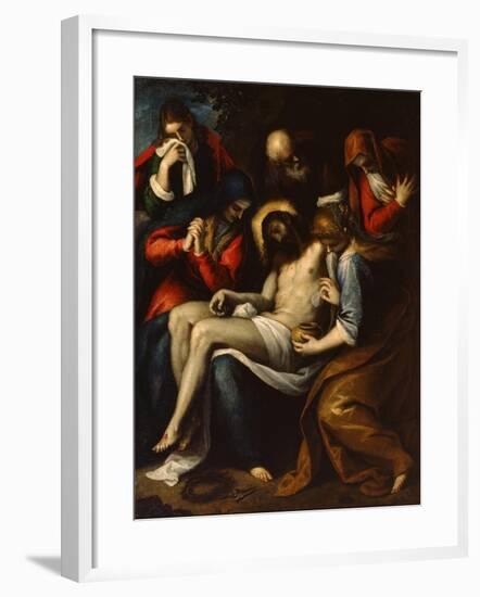 Pietà-Jacopo Palma il Giovane the Younger-Framed Giclee Print