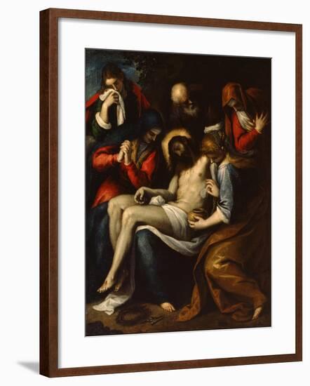 Pietà-Jacopo Palma il Giovane the Younger-Framed Giclee Print