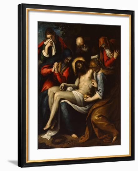 Pietà-Jacopo Palma il Giovane the Younger-Framed Giclee Print