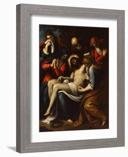 Pietà-Jacopo Palma il Giovane the Younger-Framed Giclee Print