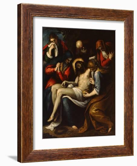 Pietà-Jacopo Palma il Giovane the Younger-Framed Giclee Print