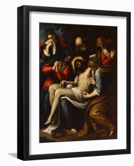 Pietà-Jacopo Palma il Giovane the Younger-Framed Giclee Print