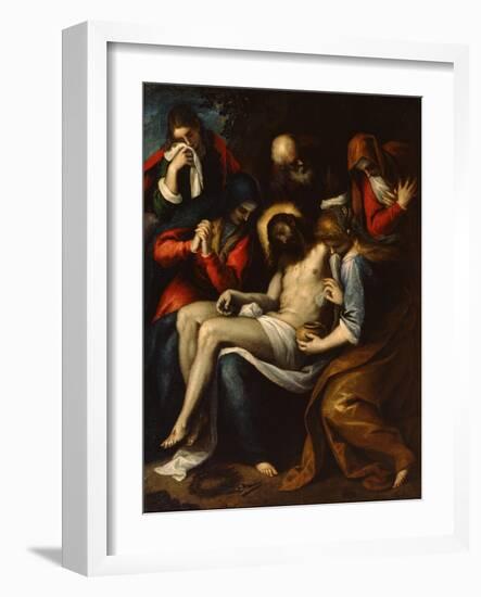 Pietà-Jacopo Palma il Giovane the Younger-Framed Giclee Print