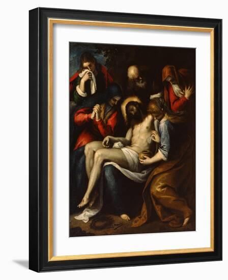 Pietà-Jacopo Palma il Giovane the Younger-Framed Giclee Print