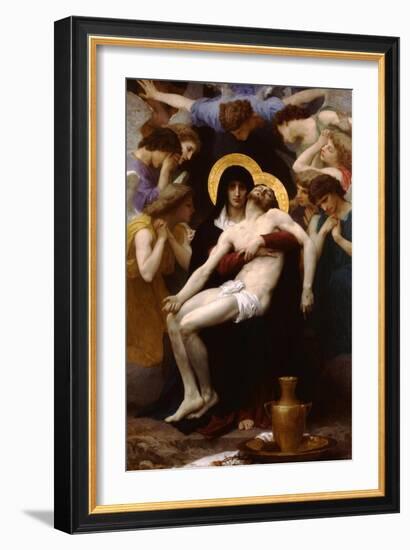 Pieta-William Adolphe Bouguereau-Framed Art Print