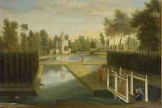 View Towards the Rear of the Bagnio from South of the Upper River, Chiswick House-Pieter Andreas Rysbrack-Framed Giclee Print