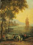 Bay with Boats and Figures-Pieter Bout and Adriaen Frans Boudewijns-Art Print