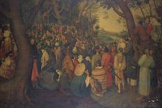 The Preaching of St. John the Baptist-Pieter Breugel the Younger-Giclee Print